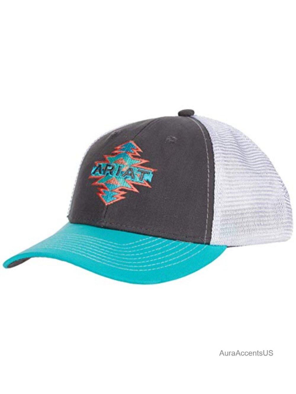 ARIAT Aztec Name Mesh Snap Back Cap Baseball Hat One Size